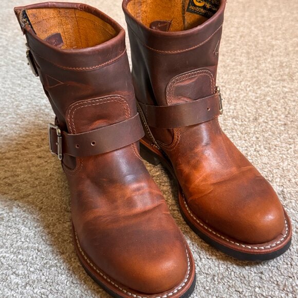 MINT+++ Chippewa engineer boots size EU37B BEAUTIFUL PATINA! - Picture 2 of 7